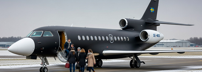 TAXIFLYG TILL KIRUNA