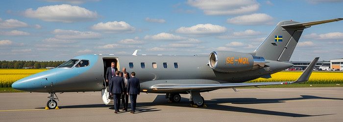 TAXIFLYG I KRISTIANSTAD