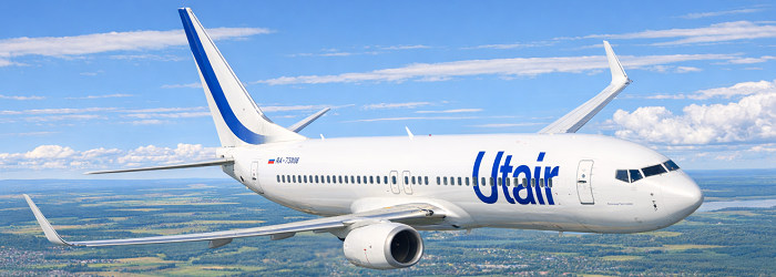 UTAIR FLYGER TILL SURGUT