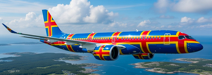 FLYGPLAN ÖVER ÅLAND