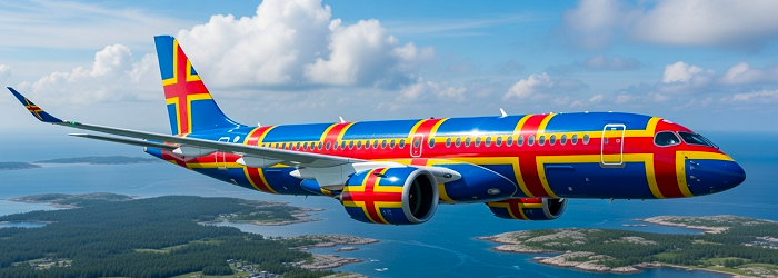 FLYGPLAN ÖVER ÅLAND