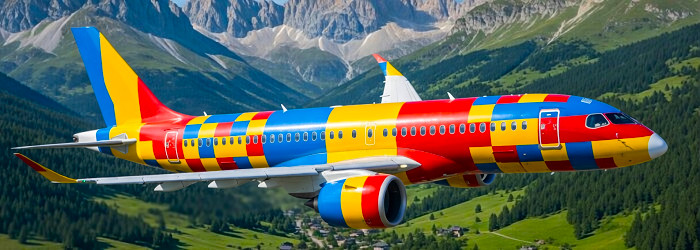 FLYGPLAN ÖVER ANDORRA