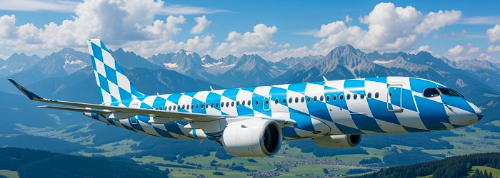 FLYGPLAN ÖVER BAYERN