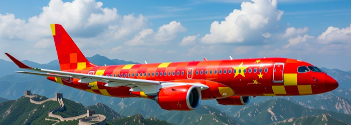 FLYG I KINA