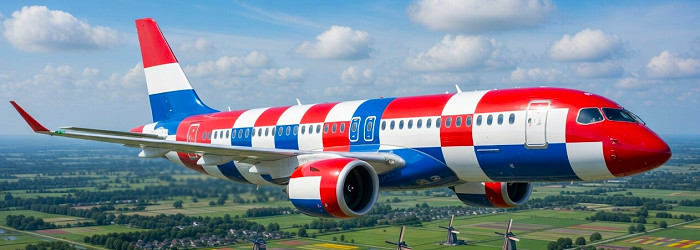 FLYG TILL NEDERLÄNDERNA