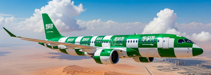 FLYG TILL SAUDIARABIEN