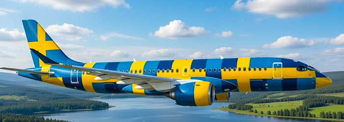 FLYGPLAN ÖVER SVERIGE