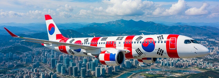 FLYG I SYDKOREA