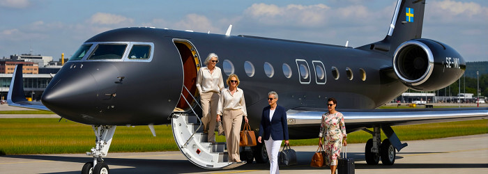 TAXIFLYG / PRIVATJET TILL MONACO