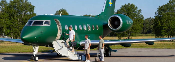 RES TILL ROM MED TAXIFLYG / PRIVATJET